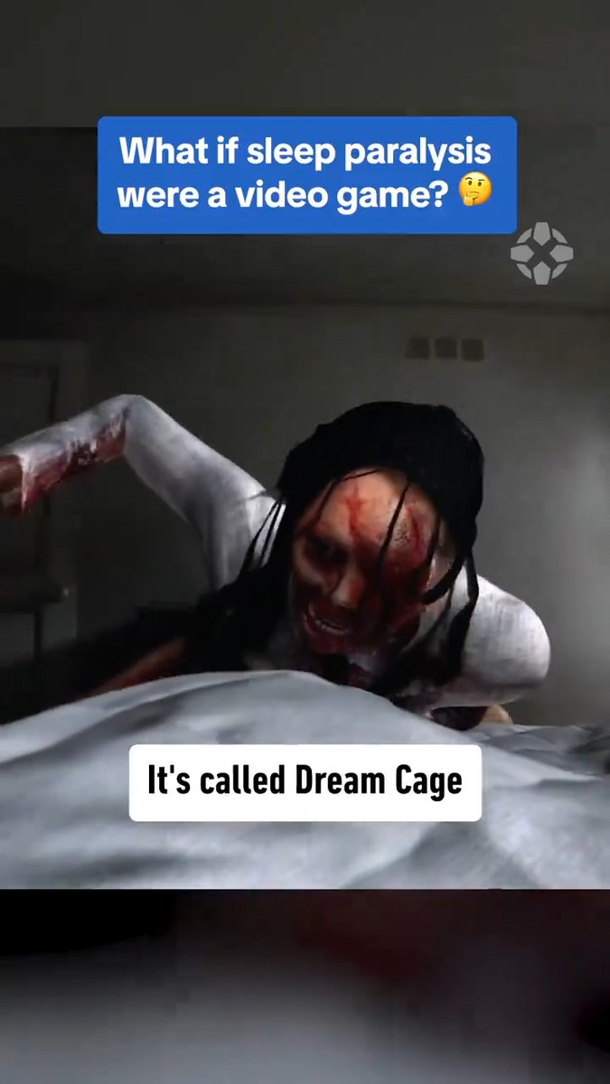 WARNING: This trailer is graphic! Dream Cage is a new horror game that deals with sleep paralysis.
