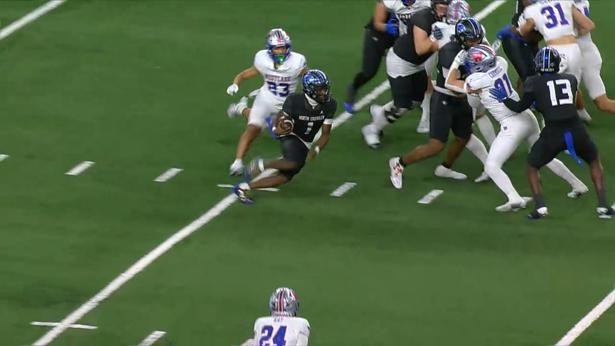 TOO MUCH JUICE 🏎️ 🏎️ 🏎️ 🏎️ 🏎️ CORNELIUS WARREN!! #TXHSFB #DCTF #CROWLEY #UILSTATE