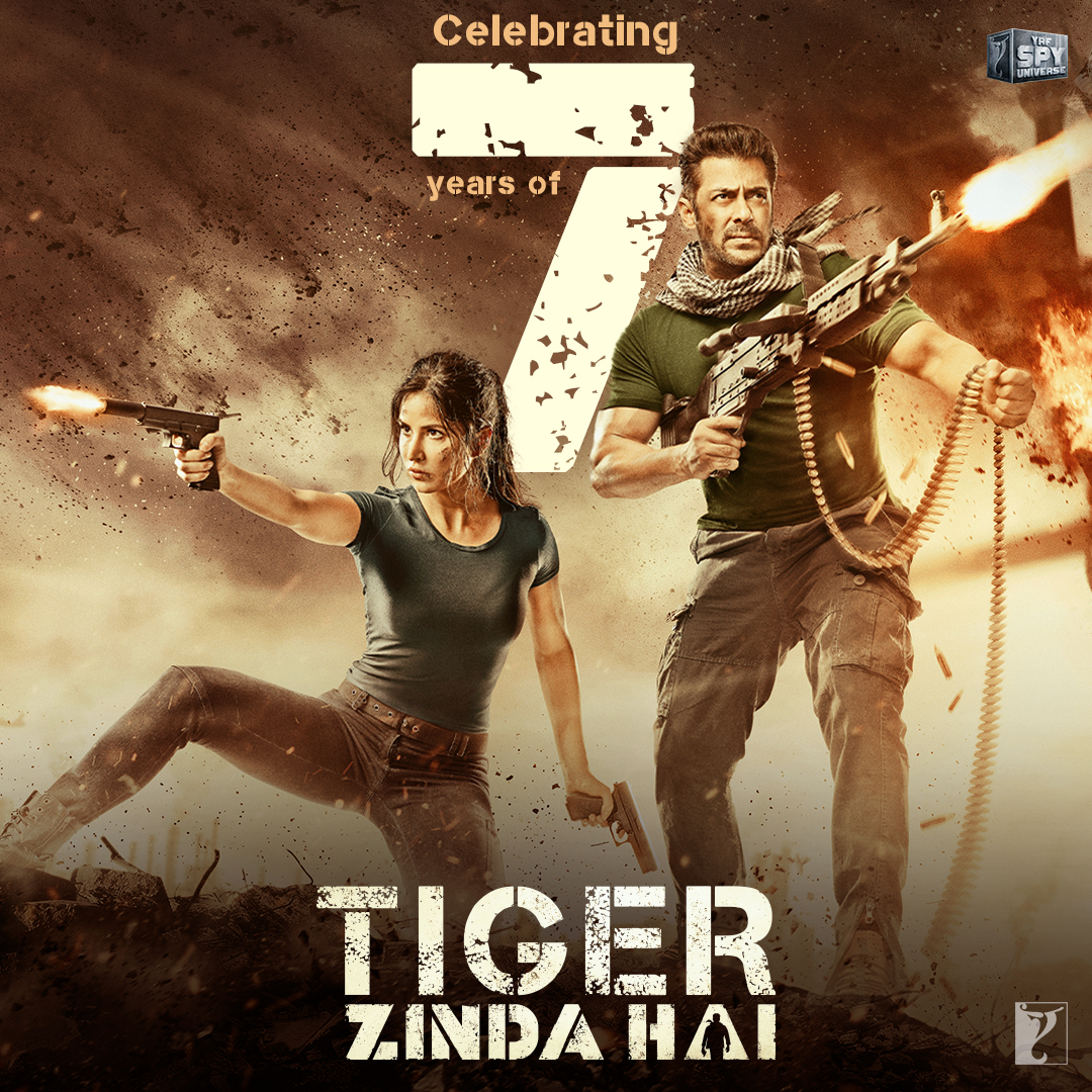 A full-throttle ride from start to finish with action-packed moments that will leave you breathless! #7YearsOfTigerZindaHai