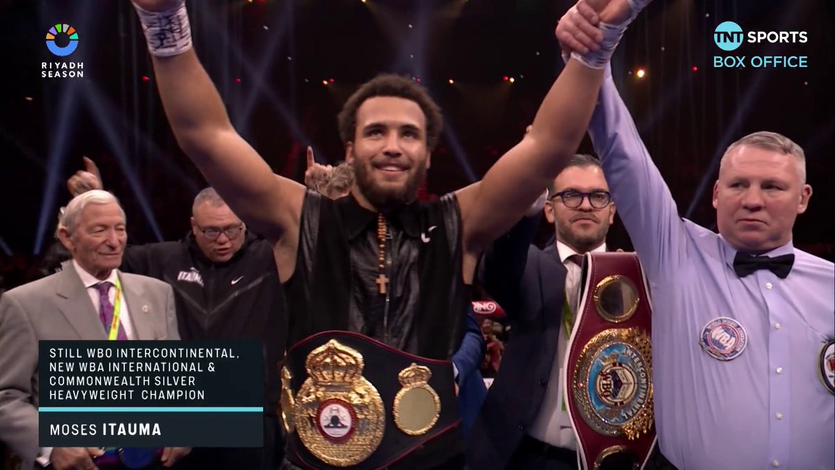 The meteoric rise of Moses Itauma continued last night following his first-round knockout of Dempsey McKean #Usyk2Fury 💥