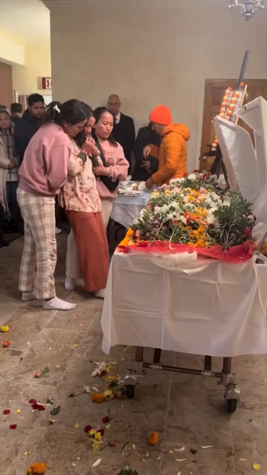 Last Farewell Of Bibek Pangeni In New York. #bibekpangeni #sirjanasubedi