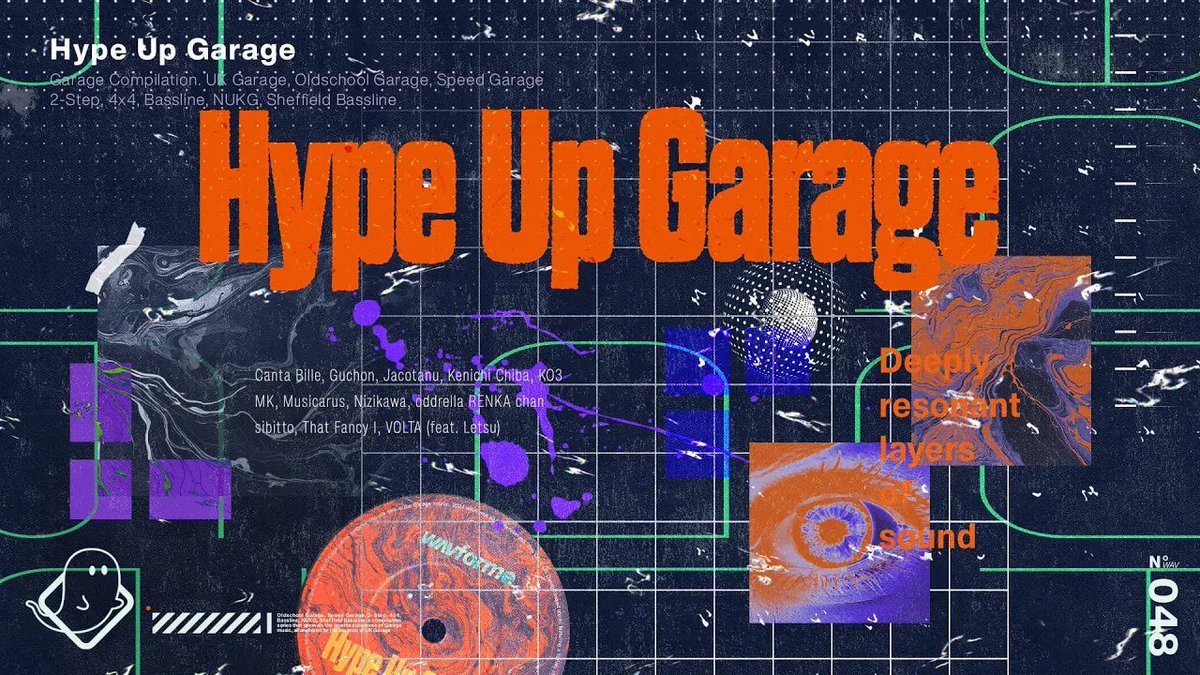 【C105 New Release】 Hype Up Garage🔥❤️🔥 Garage Compilation Album 冬コミも新譜出します! UK Garageを中心に様々なGarageサウンドを届ける全13曲のコンピレーションアルバムです。 Release: 2024.12.30 (Mon) Comic Market 105 DAY2 東6ホール テ31a “wavforme"