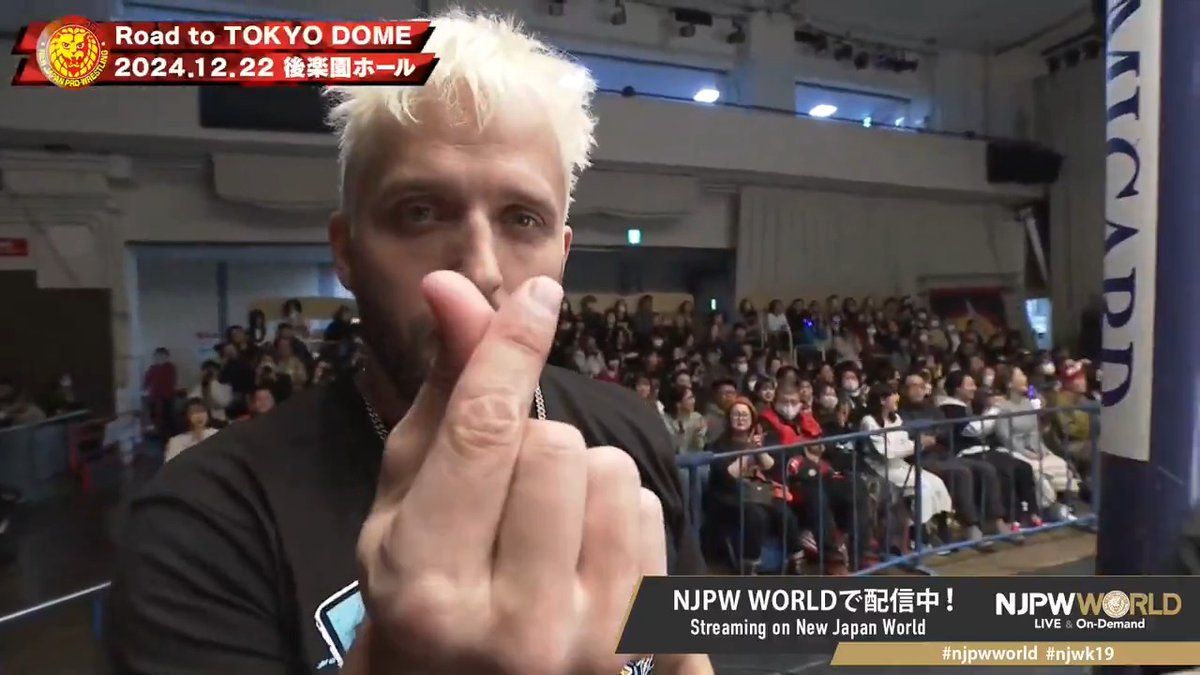 Welcome back ELP 🫰😘 Sign up Now & Stay tuned to #NJPW #njpwworld #njwk19