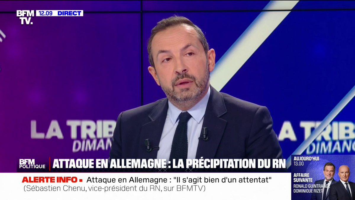 Chenu s’enfonce en racontant encore que c’est un attentat islamiste à Magdebourg alors que c’est un gars de sa bande. Décidément ils osent tout…
