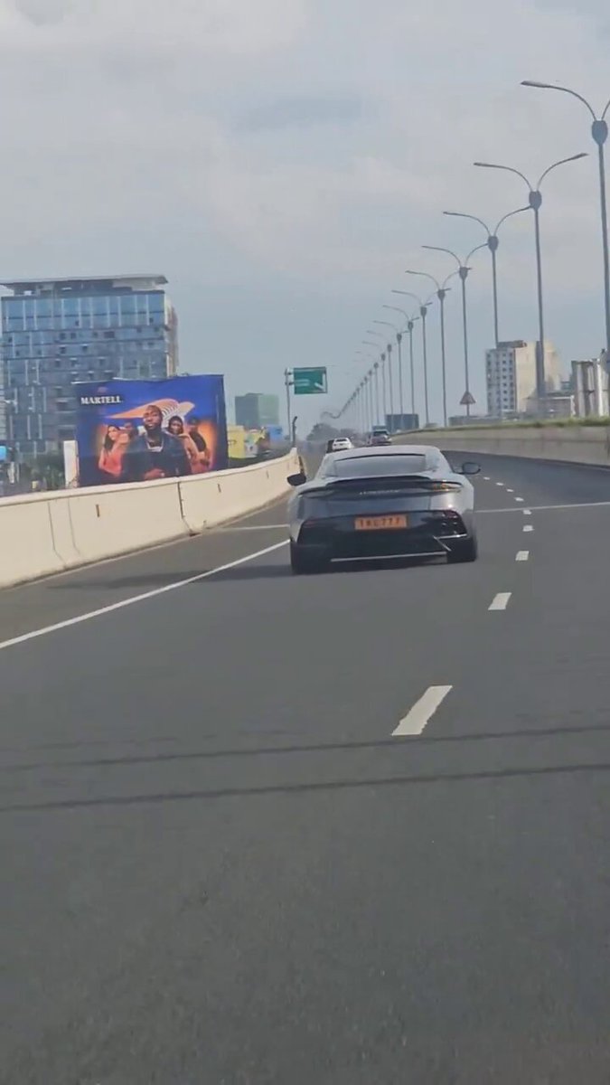 Ni kama this weekend tunakufa na pressure 😂😅, aston martin DB12 spotted in Nairobi Video Credits Sir-Rap-A-Lot