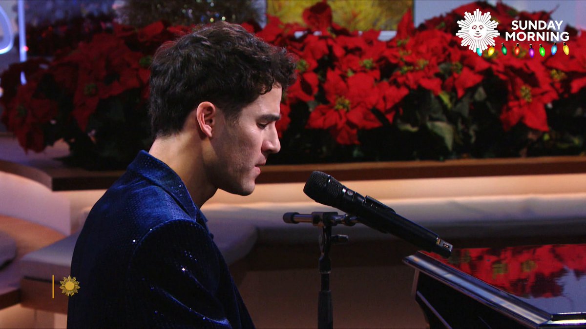 Darren Criss helps "Sunday Morning" celebrate Christmas with a performance of “Have Yourself a Merry Little Christmas.”
