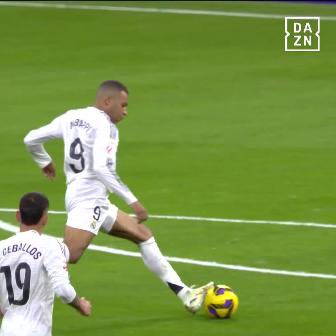 Die nächste tolle Bude! Mbappe wird bei Real immer besser und besser und besser 👀 #DAZNmoment #LaLiga