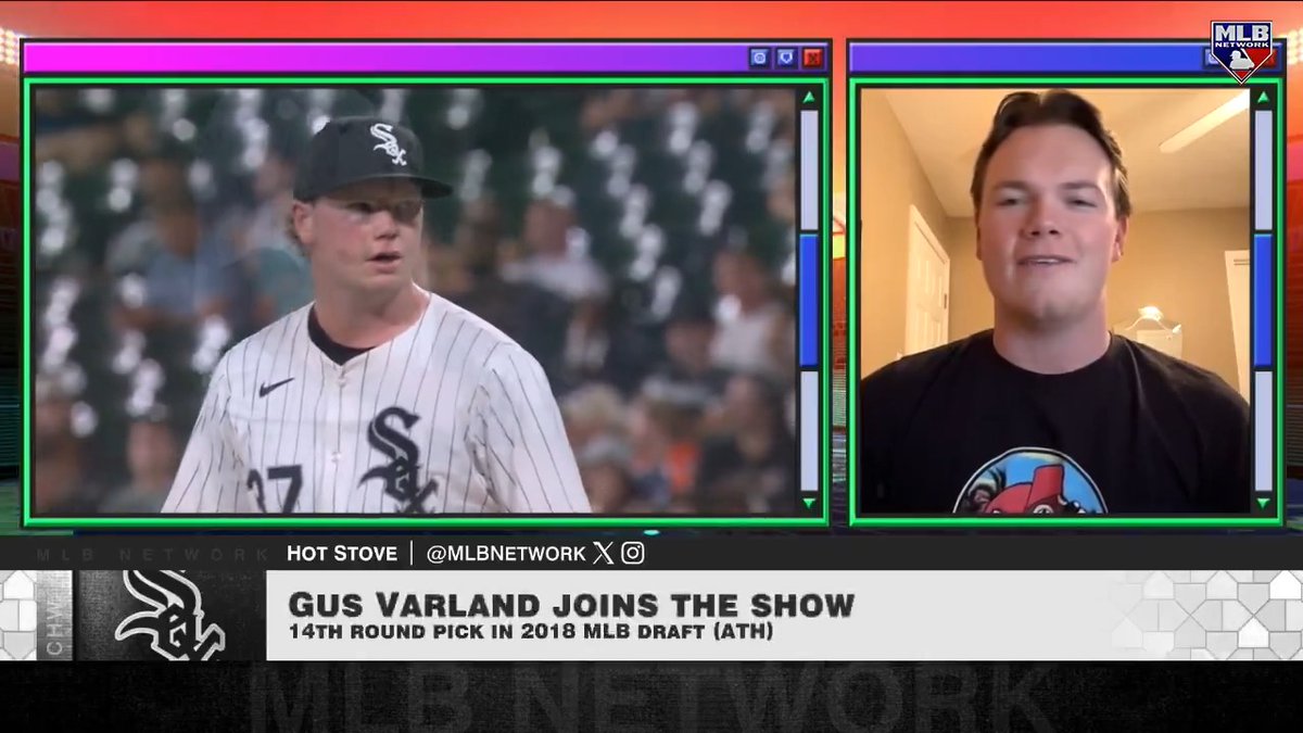 White Sox relief pitcher Gus Varland discusses his offseason work, relationship with his brother Louie Varland and more. #MLBNHotStove