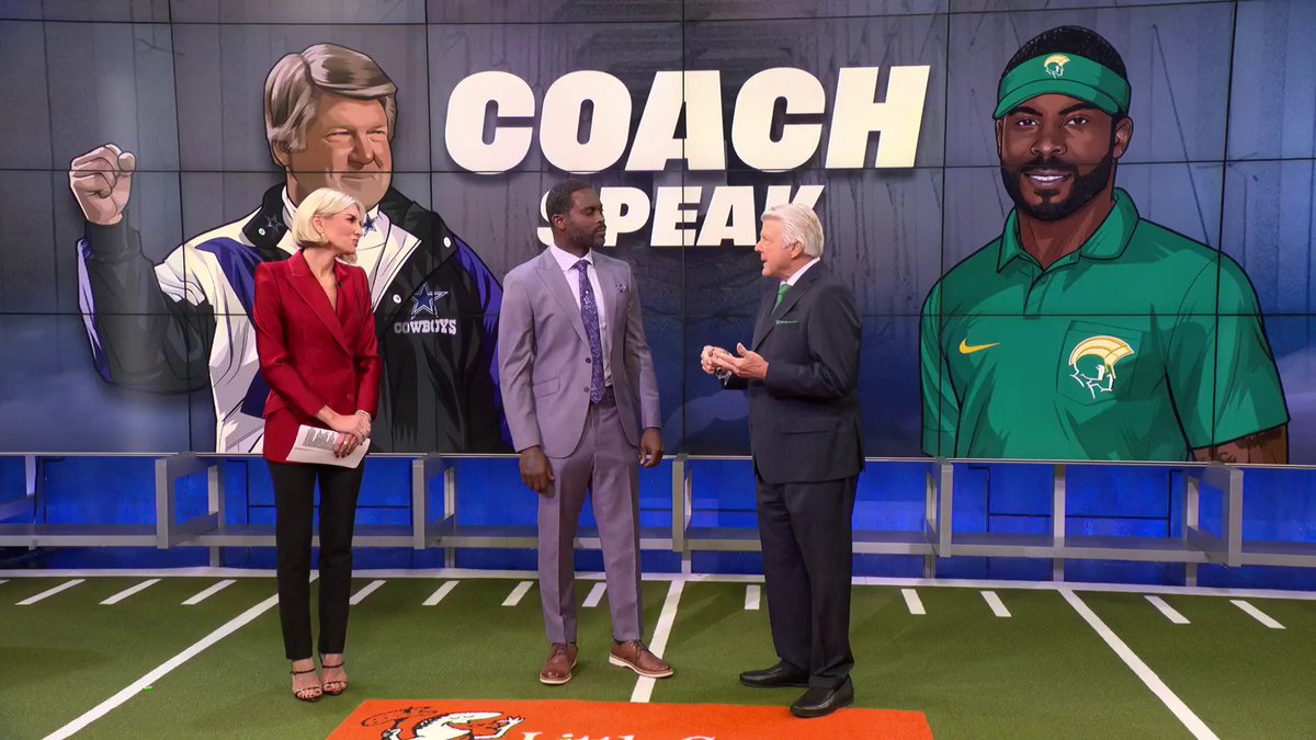 "Have some interactions because no one likes to be ignored. But especially no one wants to be ignored by the leader." Jimmy Johnson joins the newest head coach in football, Michael Vick, for Coach Speak 🗣️🙌