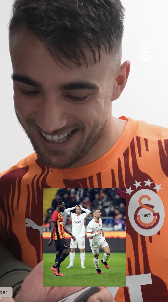 B. Kayserispor maçının ardından Yunus Akgün ve Barış Alper Yılmaz’ın, attıkları mükemmel gollere verdikleri tepkiler. 🙌