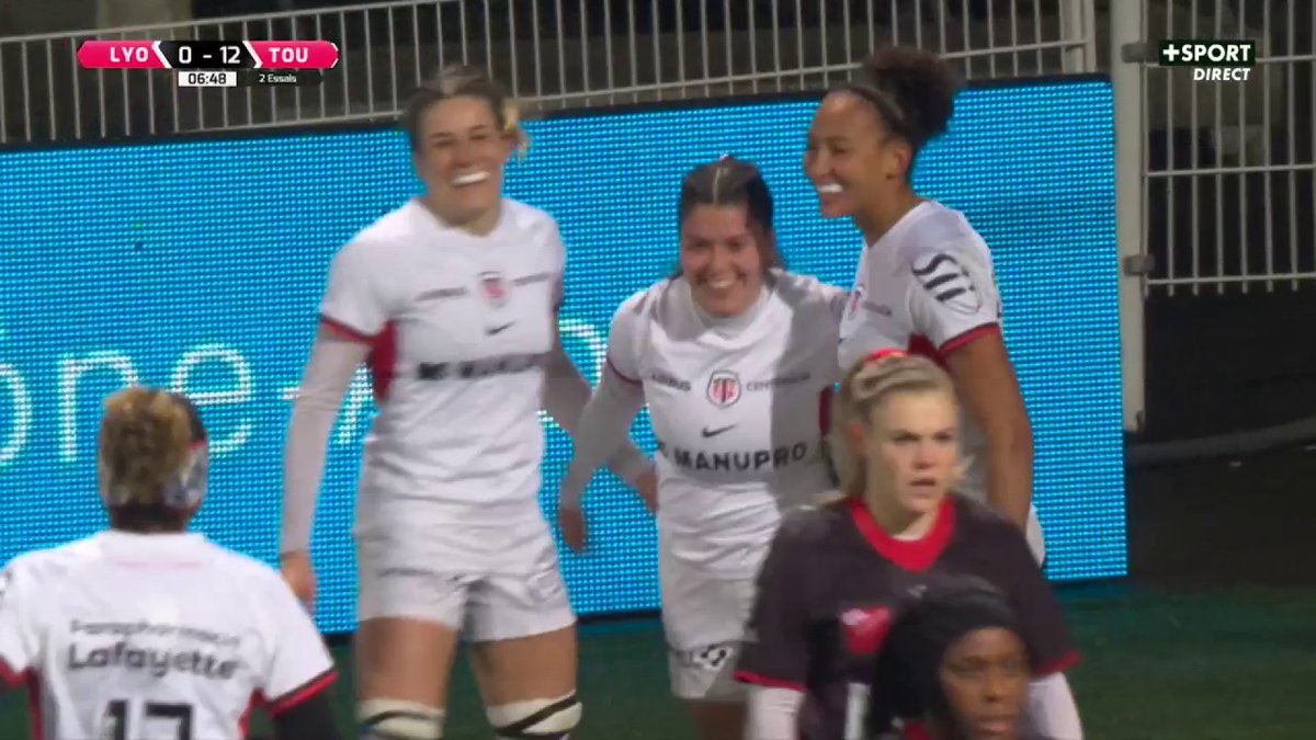 Le jeu à la "toulousaine" ne se conjugue pas uniquement au masculin ! Quel essai magnifique du @STFeminin !