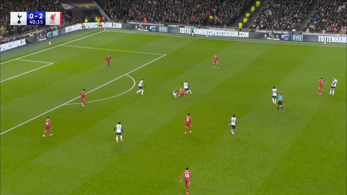 James Maddison from distance to put Spurs back in the game! 🎯