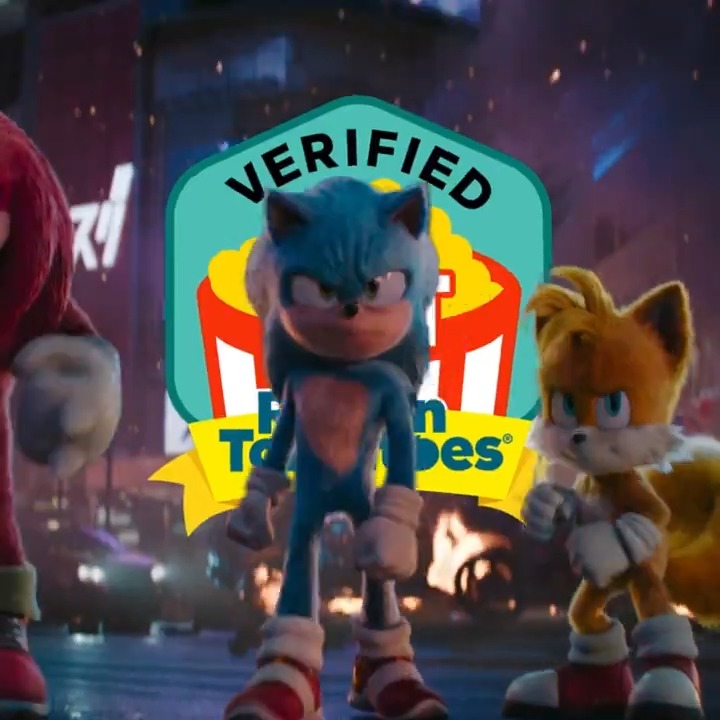 Verified Hot. Certified Fresh. Bona Fide Awesome. Don't miss #SonicMovie3 - now playing only in theatres. 🎟️: