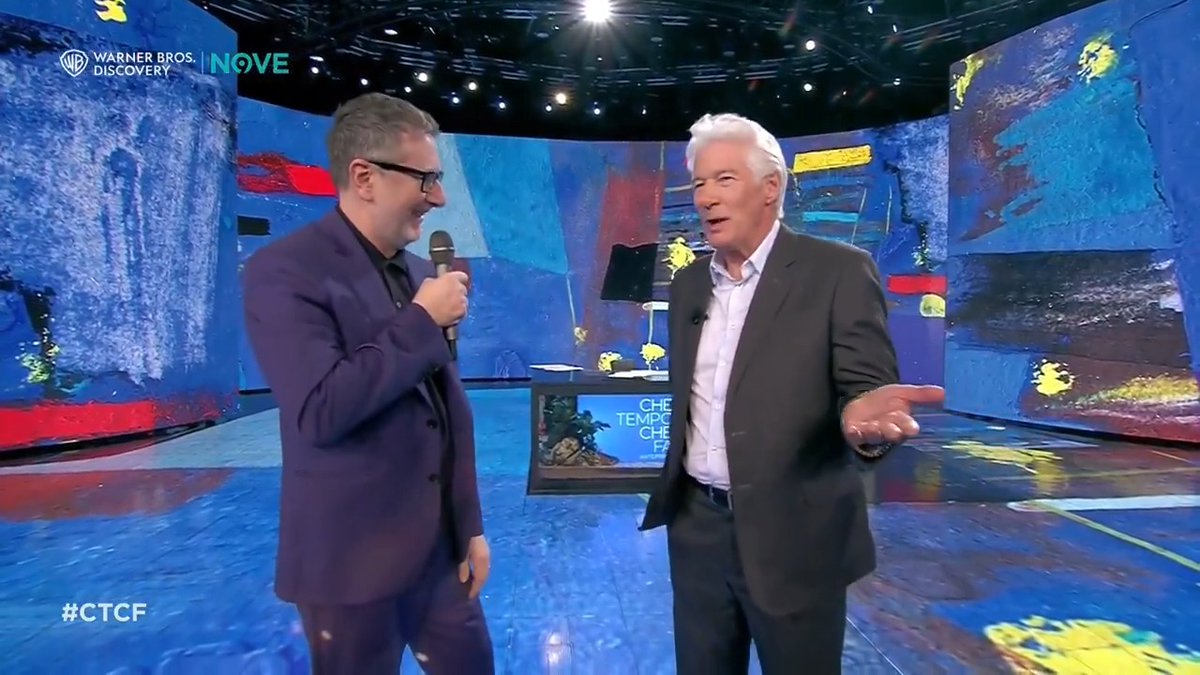 "Adoro l'Italia, se potessi sarei italiano!" Richard Gere a #CTCF