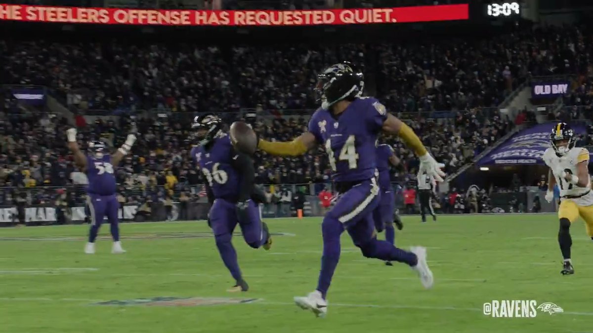 That's what I'm talking about right there!! The squad reacts to the pick-six from marlonhumphrey.eth. #ProBowlVote