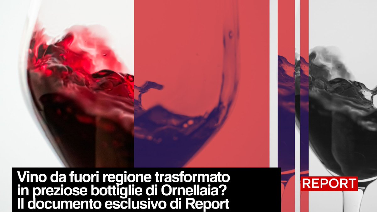 Non tutto il vino certificato è ciò che dice di essere. Nelle bottiglie di Ornellaia, la prestigiosa cantina di Bolgheri in Toscana, è finito del vino che di toscano non ha nulla? Segui #Report ora in diretta su #Rai3👇 Emanuele Bellano