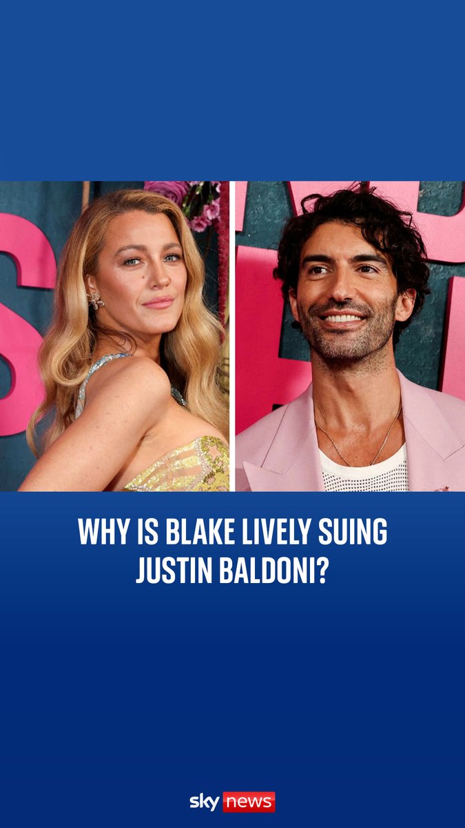 Blake Lively has accused her It Ends With Us co-star and director Justin Baldoni of sexual harassment in a legal complaint. Sky News producer Selina Swift reports. Read more: