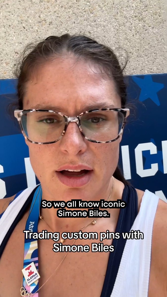 The ULTIMATE duo: Ilona Maher and Simone Biles 💥