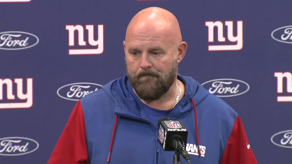 "Unacceptable. Can't have it. You can put it on me." Brian Daboll was asked about the Giants' procedural penalties today:
