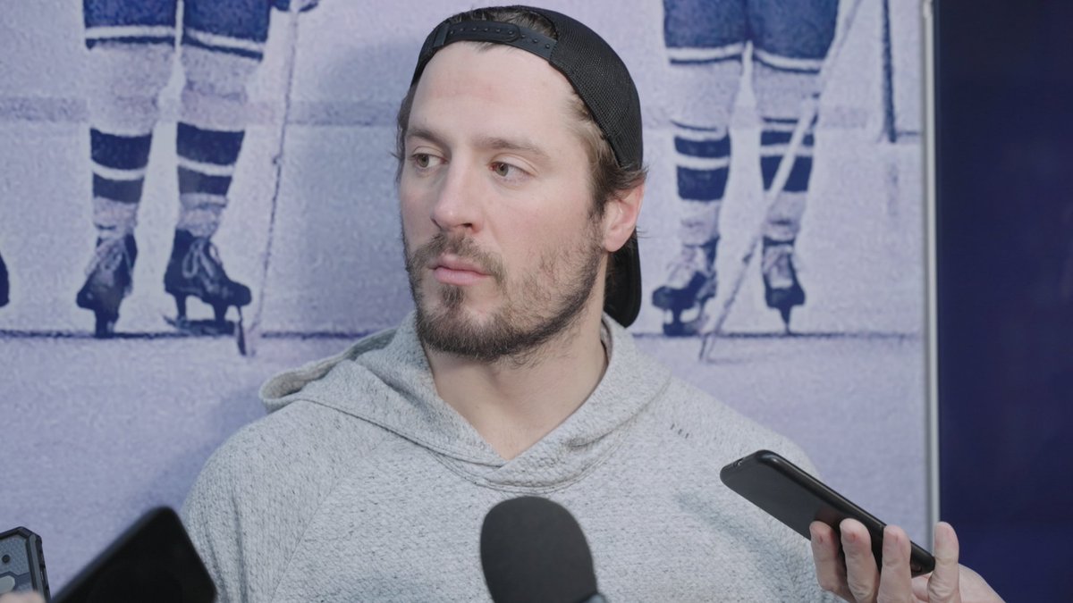 "Not driving the play I want to on a consistent basis. Try and have a good game tomorrow." 🗣 J.T. Miller meets with the media following Sunday's practice at Rogers Arena.