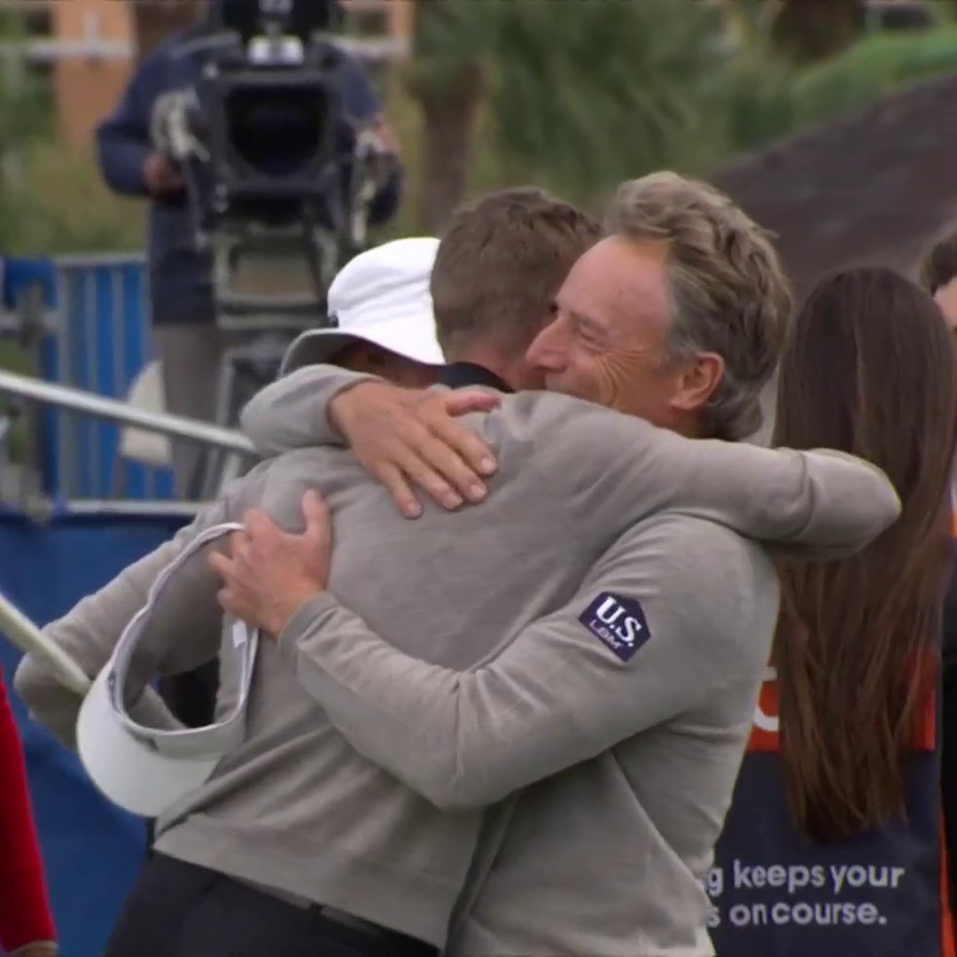 Bernhard Langer gets it DONE! This eagle putt secured Team Langer's SIXTH PNC Championship. 🏆
