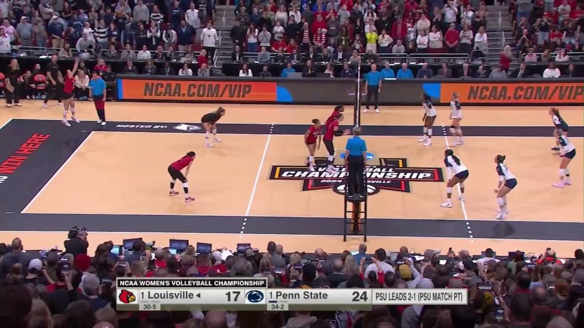 THE MOMENT Penn State Women’s Volleyball BECAME NATIONAL CHAMPIONS