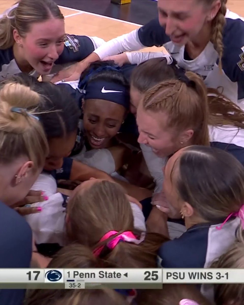 THE NITTANY LIONS ARE NATIONAL CHAMPIONS FOR THE EIGHTH TIME IN PROGRAM HISTORY 🏆 Penn State Women’s Volleyball