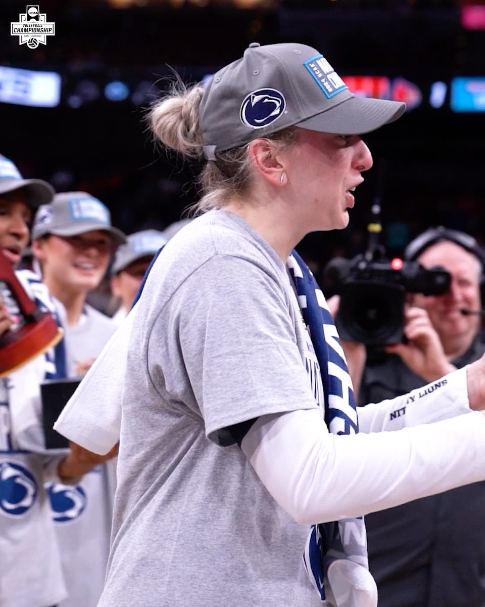 "This is why you play sports. These are the moments you live for. " - Jess Mruzik #NCAAWVB x Penn State Women’s Volleyball