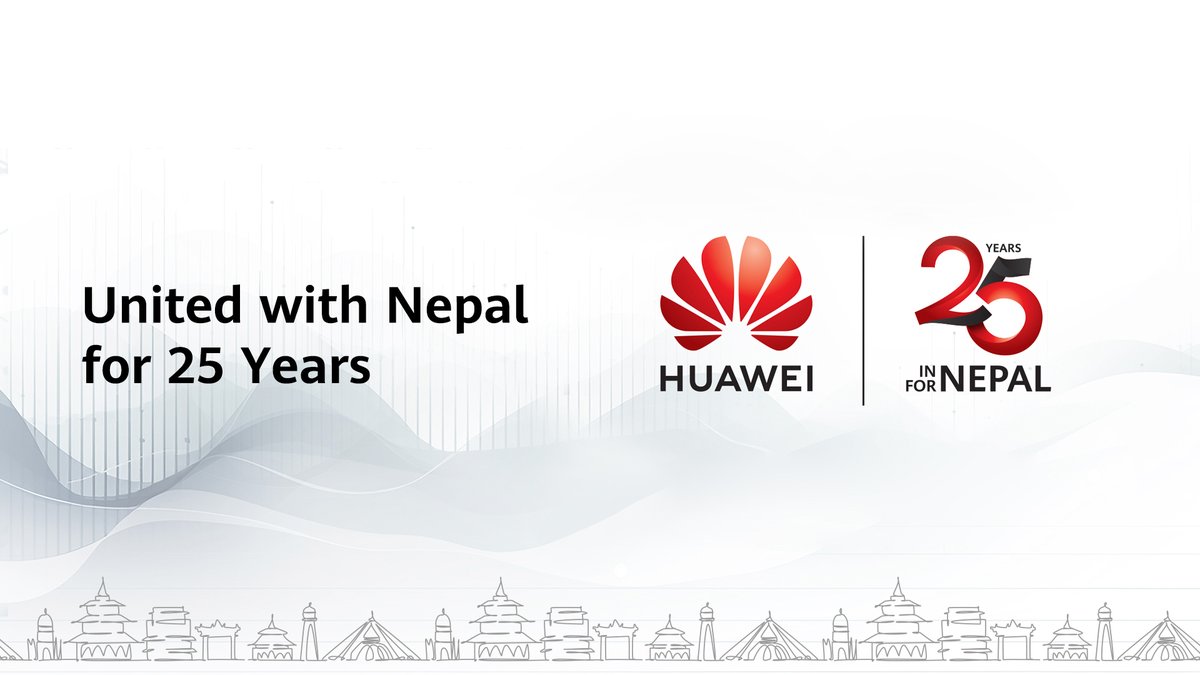 From revolutionizing Nepal’s internet and communication connectivity with the highest 3G base station since 2016 at the foot of Mount Everest, to swiftly restoring the network after the earthquake, and supporting communities during crises, #Huawei has always been with Nepal. Learn more: #InNepalForNepal #BetterTogether #25YearsOfHuaweiInNepal
