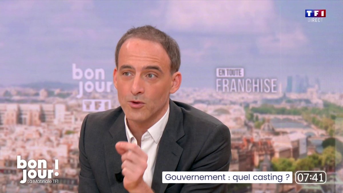Gouvernement : "Je ne crois pas aux débauchages individuels, ce en quoi je crois c'est aux accords politiques", Raphael Glucksmann dans #BonjourLaMatinaleTF1