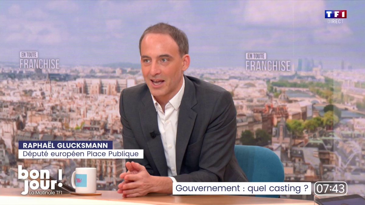 Réforme des retraites : "Il faut suspendre la réforme, le temps que l'on trouve un accord pour la réformer, la refonder", Raphael Glucksmann dans #BonjourLaMatinaleTF1