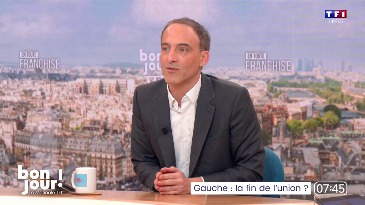 "Je ne ferai pas dépendre la France des obsessions présidentielles de Jean-Luc Mélenchon", Raphael Glucksmann dans #BonjourLaMatinaleTF1