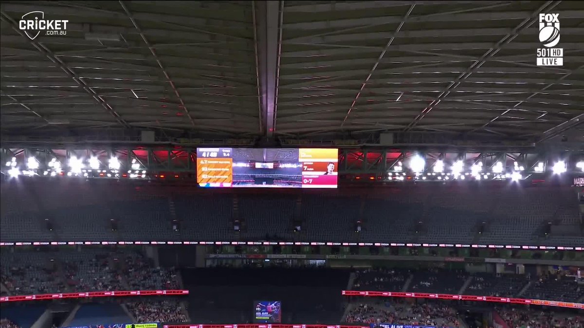 BALL HIT ON THE ROOF IN BIG BASH. 🤯