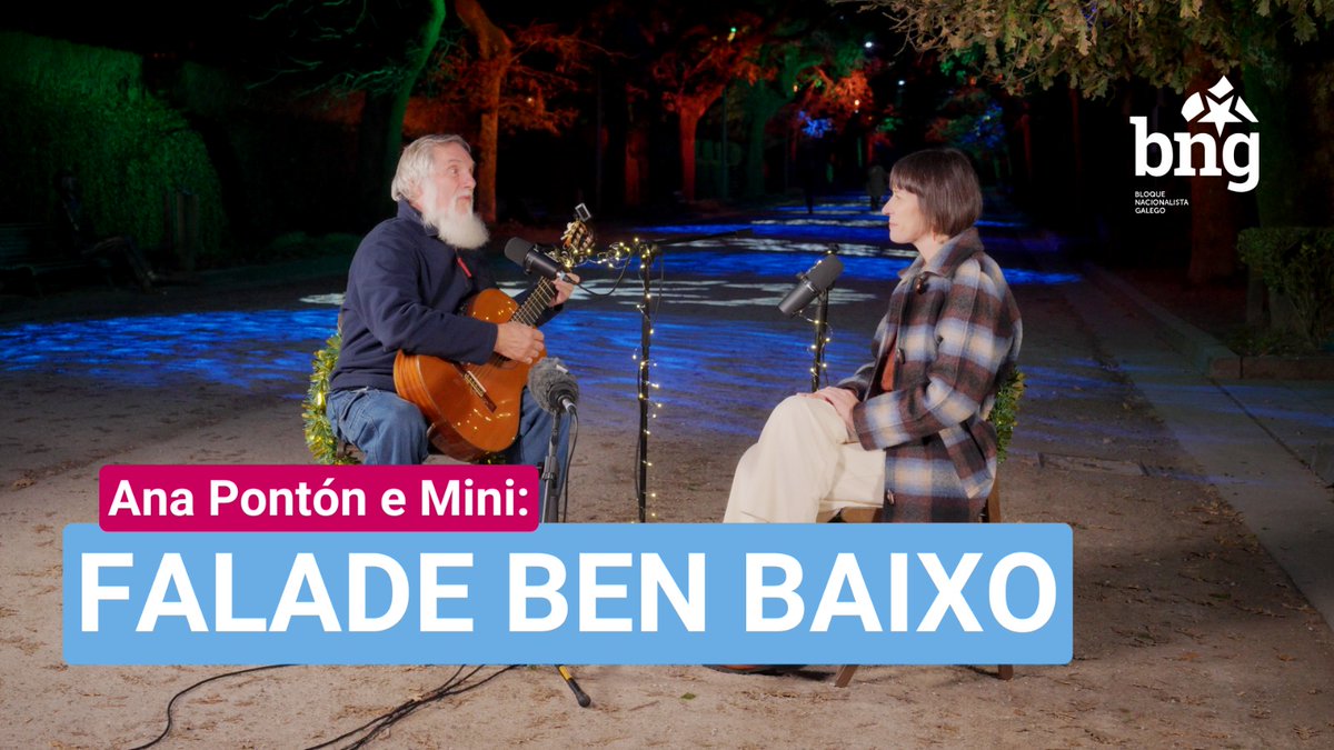Ana Pontón (Ana Pontón) e Mini cantan a panxoliña "Falade ben baixo". Para escoitar ben alto e compartila moito, moito, moito... 😉 Bo nadal!