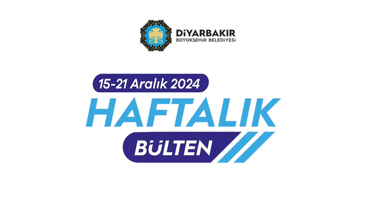 ✨ Haftalık Bültenimiz Yayında! 📺 🗓️ 15 - 21 Aralık 2024 #Diyarbakır #amed