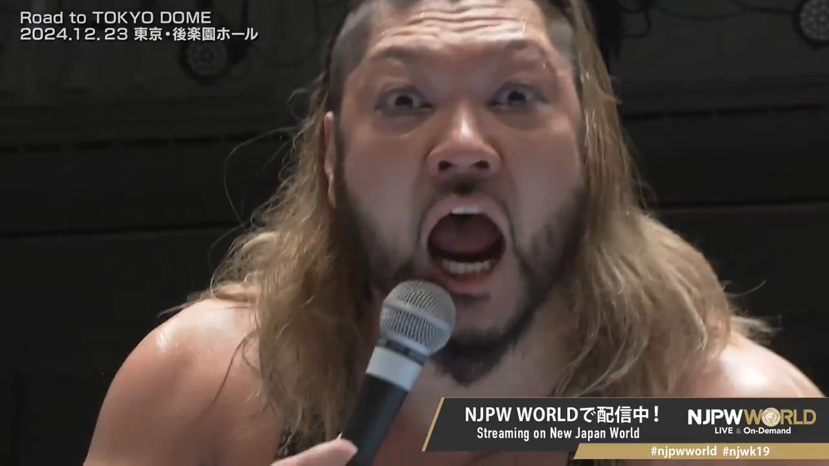 .EVIL "Confession of Evil…👿" Sign up Now &amp; Stay tuned to #NJPW #njpwworld #njwk19