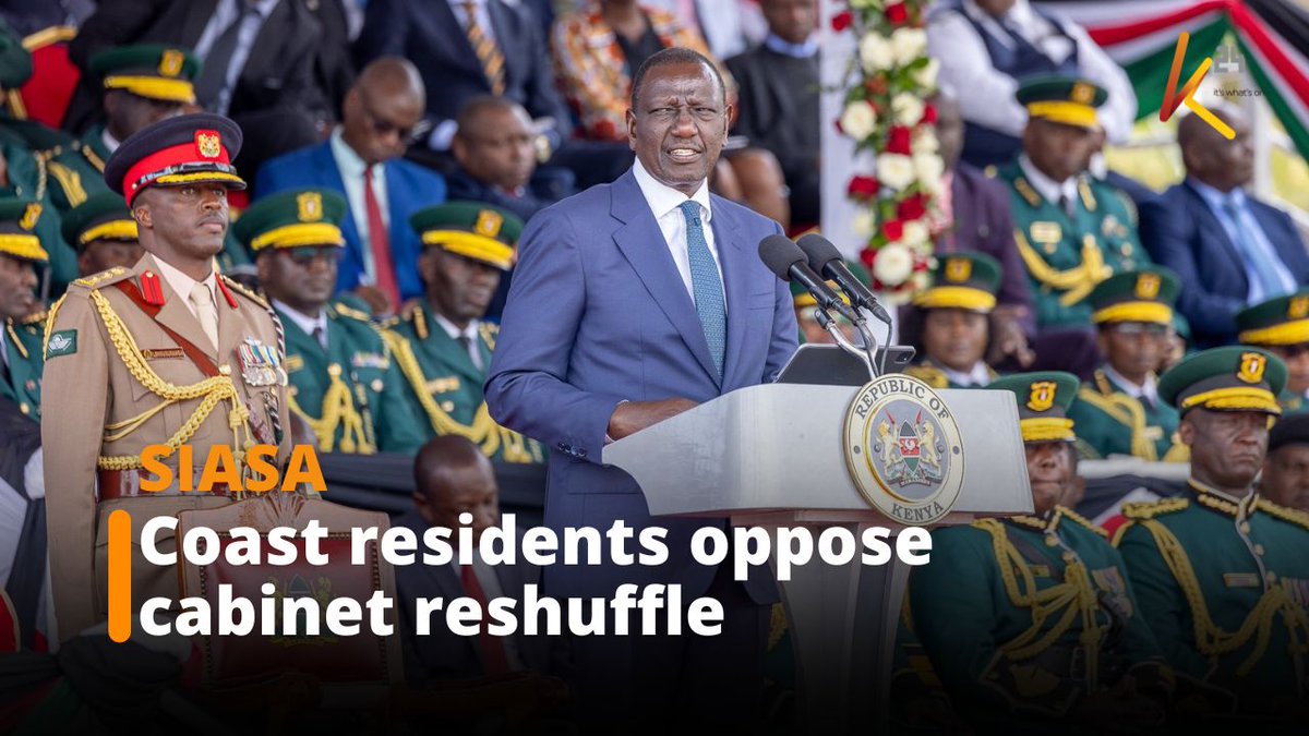 Section of Coast residents express dissatisfaction with Ruto’s Cabinet reshuffle