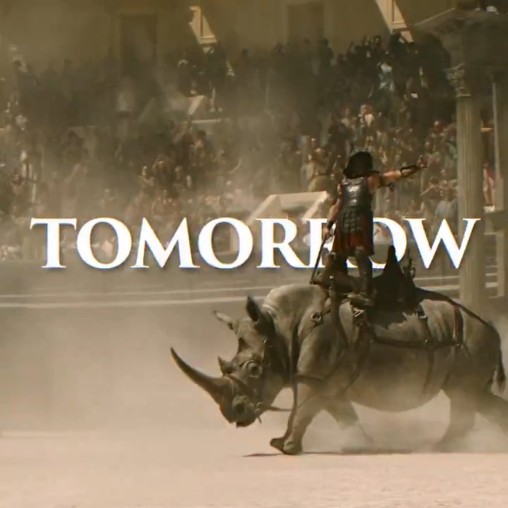 All roads lead to this: #GladiatorII arrives on Digital tomorrow! Pre-order now: