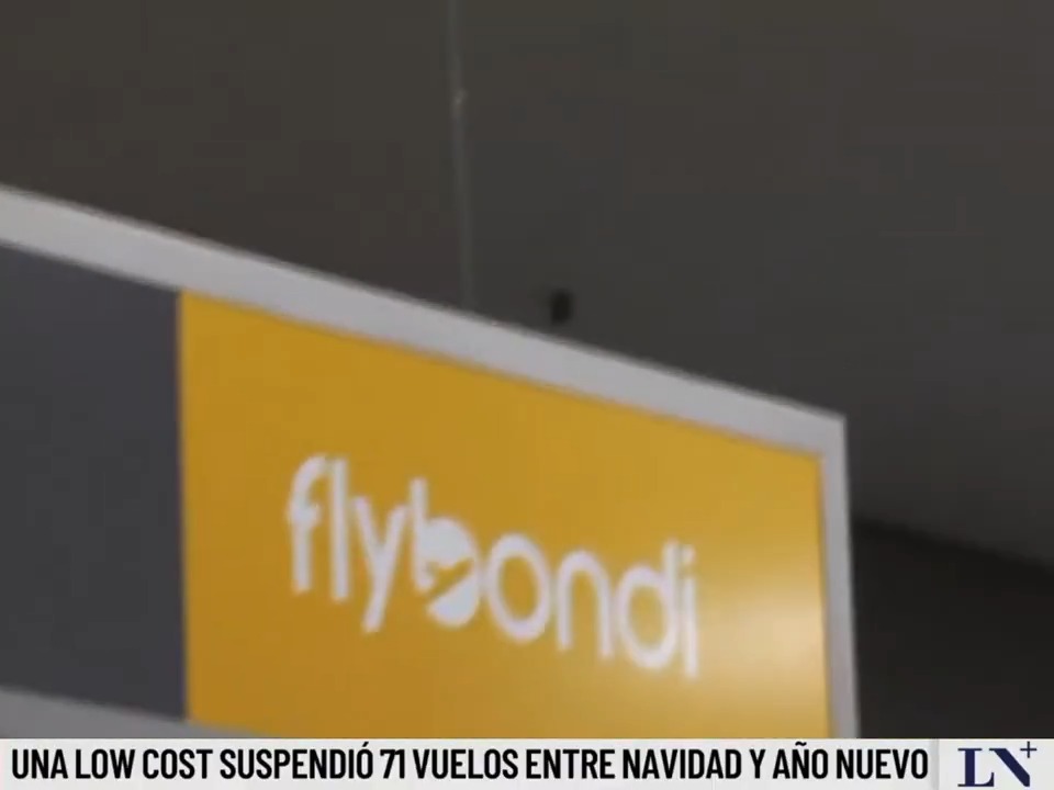 "Flybondi": Porque informan que canceló 71 vuelos entre el 24 y el 31 de diciembre