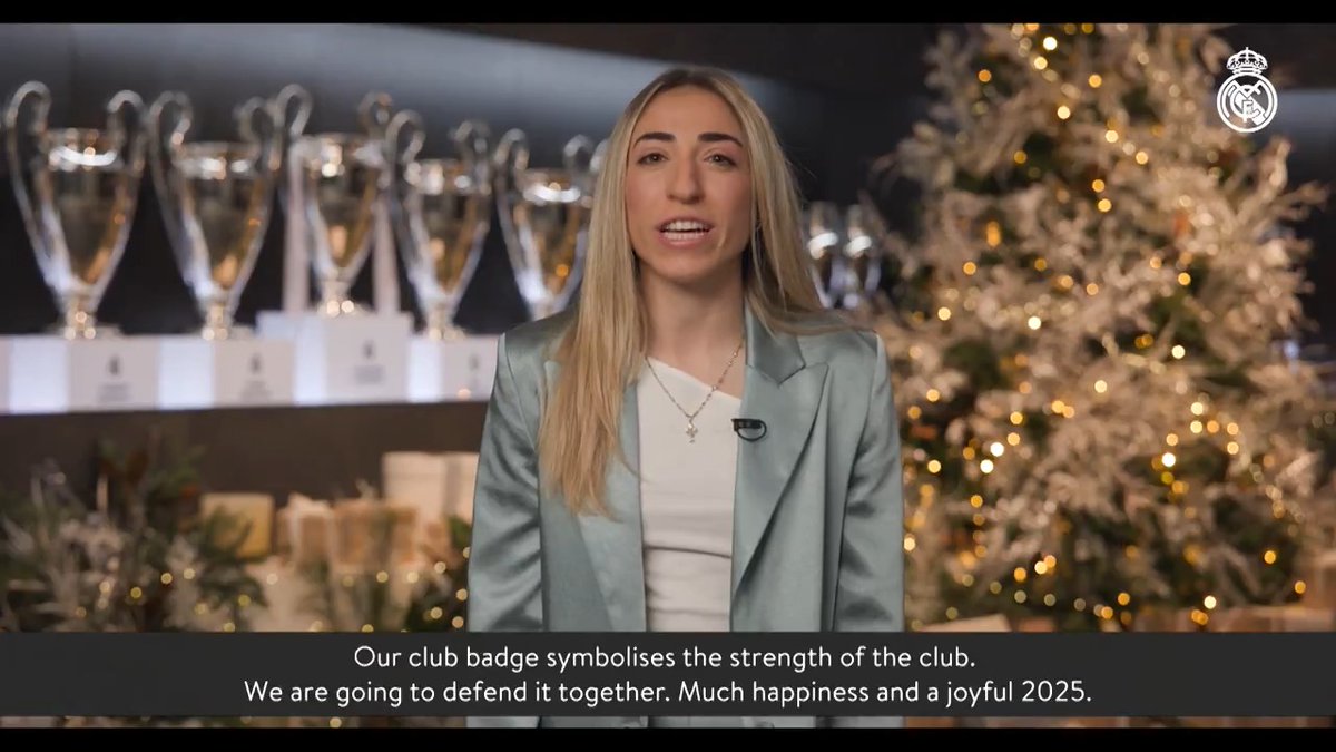 Florentino Pérez: “Feliz Navidad y que el año 2025 nos traiga salud, trabajo, paz y solidaridad para todos”. #RealMadrid