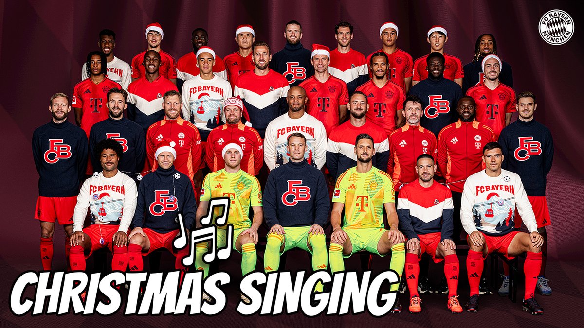 🎶 Unser FC Bayern-Weihnachtssingen 2024 🎅🎄 Viel Spaß und genießt die Weihnachtstage, liebe Bayern! ❤️🤍 #MiaSanMia