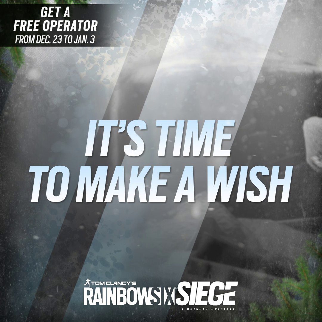 🎁 Holiday Pack 2024 Alert! 🎁 ✨ Get a FREE Operator you don’t own ✨ Already have them all? Get a Bravo Pack instead! ⏳ Only available until Jan 3, don’t miss out and claim yours now in-game to celebrate the season with us!