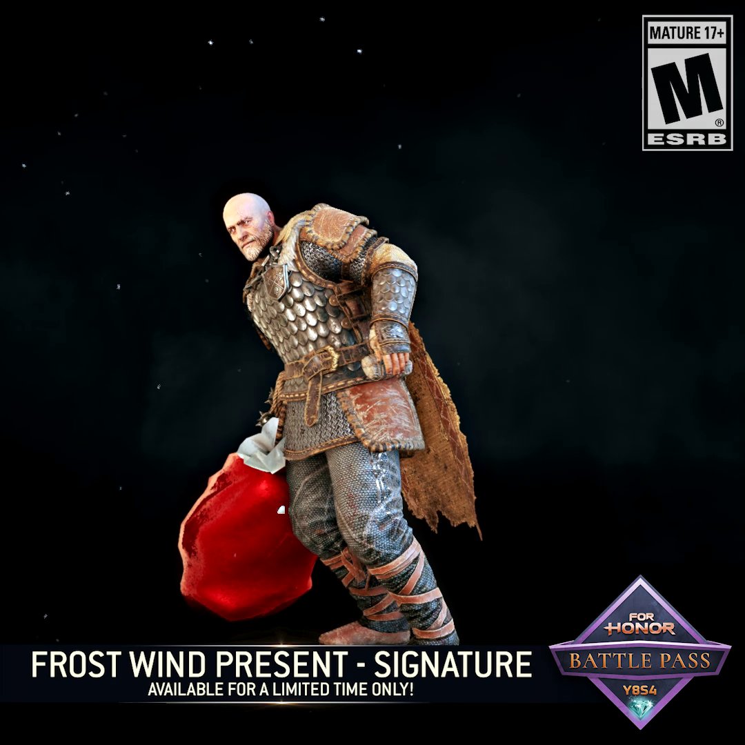 He knows when you've been sleeping, he knows when you're awake 🎶 The Frostwind Present Signature is here, so be good and don't struggle too much!