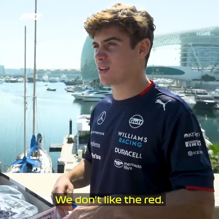 Franco builds Carlos a clay Williams car for 2025 🤣 More laughs in F1 Secret Santa 👇 #F1