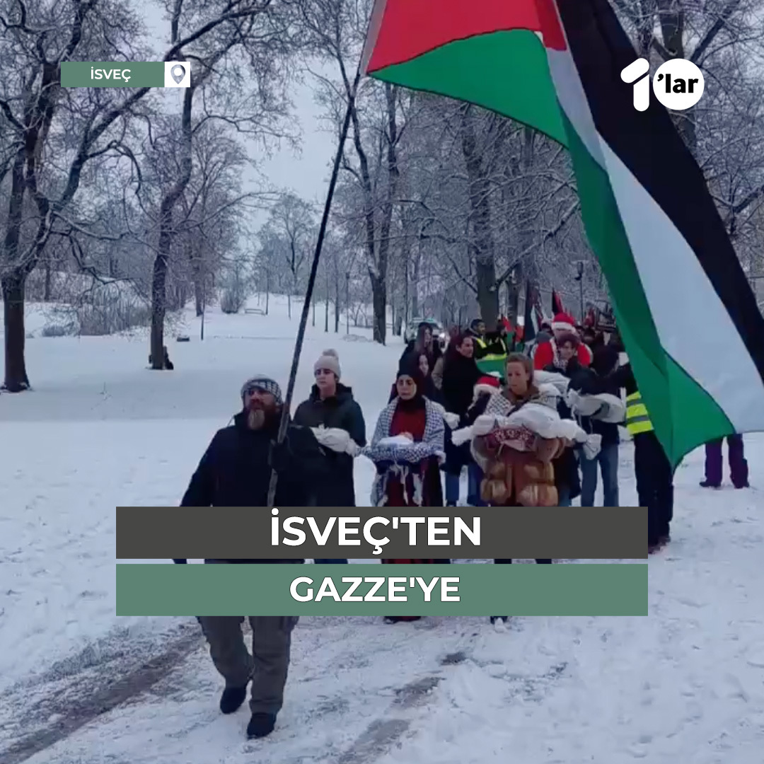 İsveç'in Uppsala kentindeki bir grup aktivist, İsrail işgali sırasında Gazze'de katledilen Filistinli çocukları anmak için özel bir yürüyüş düzenledi.