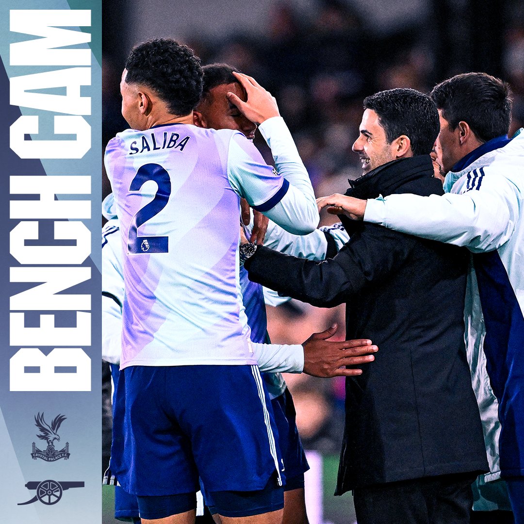 Fired up 😤 📺 See how the touchline reacted to our 5-1 win against Crystal Palace with Bench Cam 👇