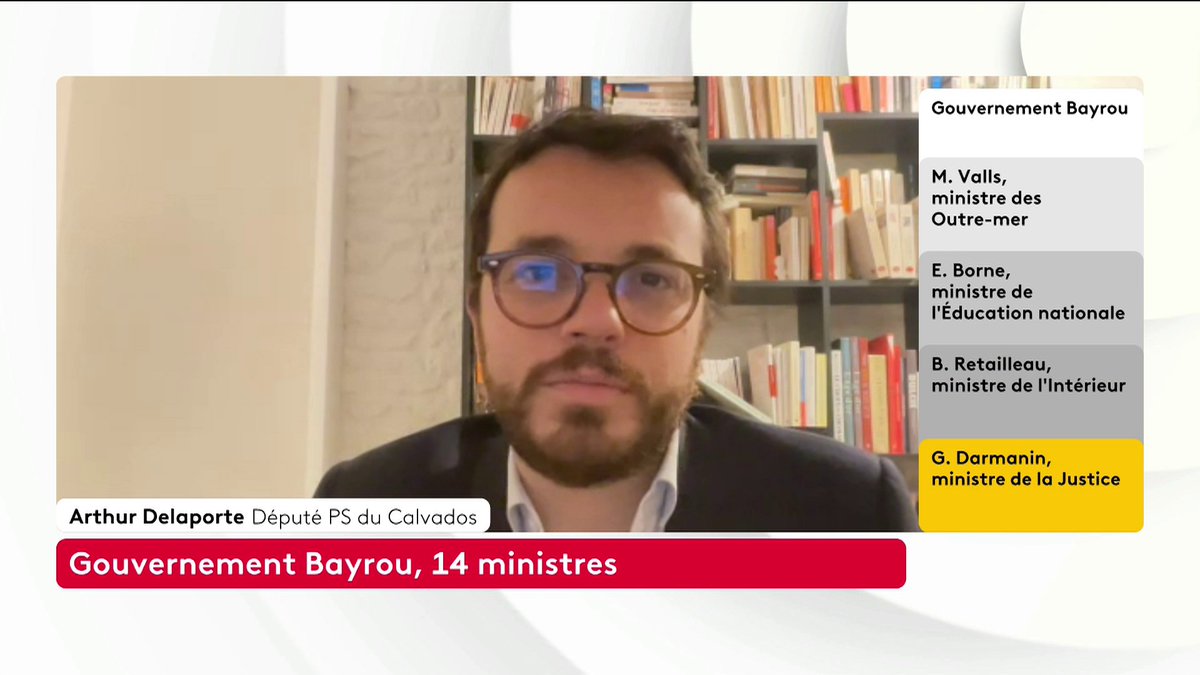 🔴DIRECT - 🗣️"François Bayrou reproduit les mêmes erreurs que celles de Michel Barnier, à commencer par s'associer avec l'extrême droite", réagit le député PS Arthur Delaporte après l'annonce du nouveau gouvernement. #franceinfo #canal27