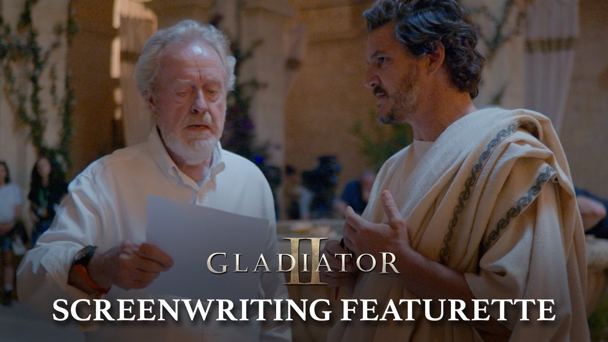 Screenwriter David Scarpa discusses “manifesting Maximus” in #GladiatorII 25 years later. Get tickets to see #GladiatorII now playing in theatres and available to watch at home tomorrow on Digital.