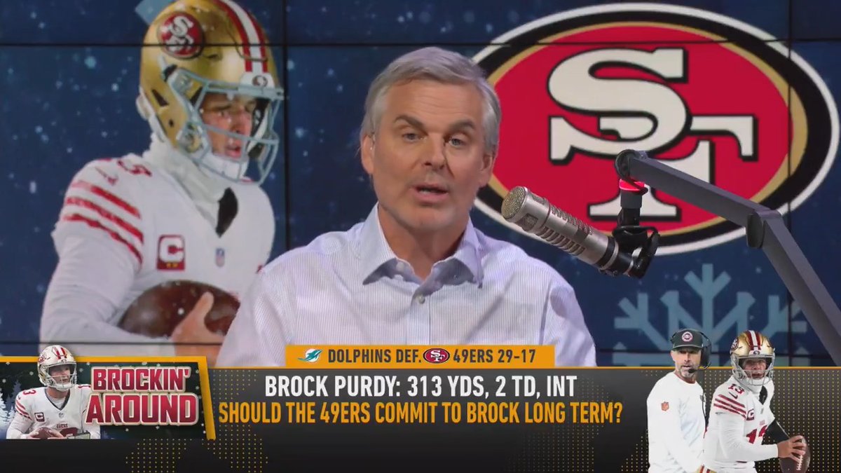 "They would be insane to sign Brock Purdy early to a big money contract." — Colin Cowherd on why the 49ers QB is the perfect 'If' quarterback