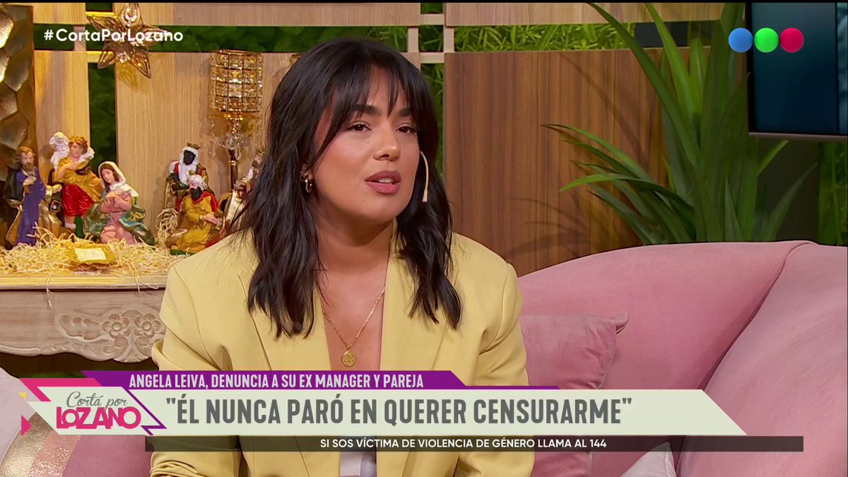 "Si me llega a pasar algo, ya saben a quién buscar"🚨Las fuertes palabras de Ángela Leiva tras las denuncias hacia su ex pareja por violencia de género Mirá #CortaPorLozano en vivo en 🚀
